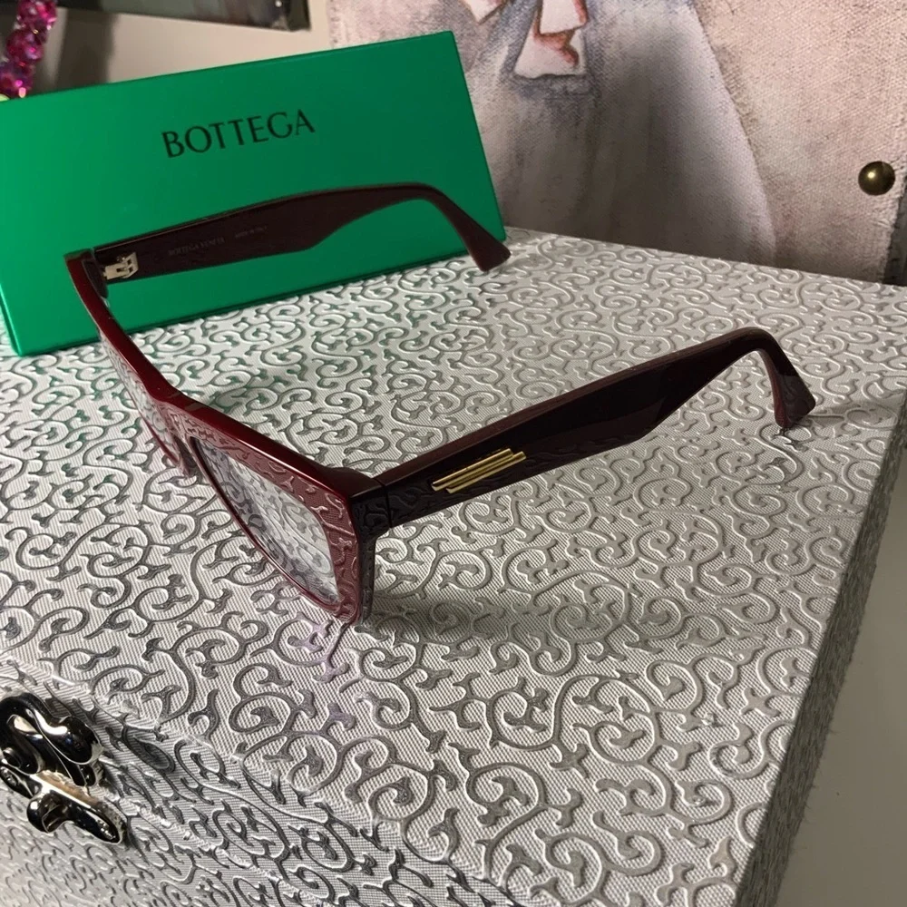 Bottega Veneta Burgundy Women's Frames